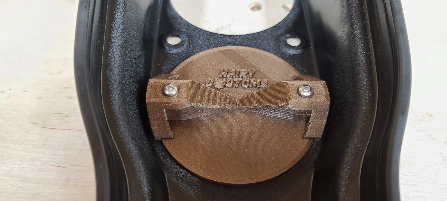 Softail and Dyna Gauge Block Off Plates Version 2 Hairy Customs