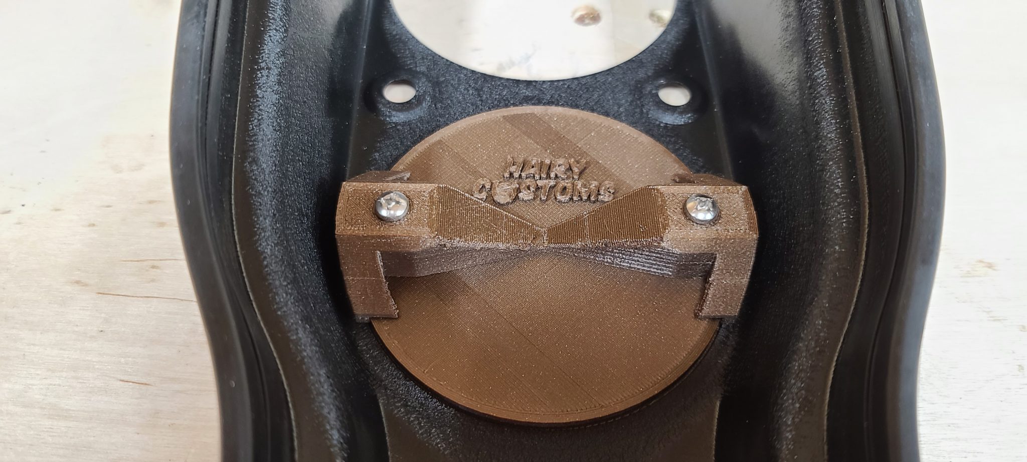 Softail and Dyna Gauge Block Off Plates Version 2 Hairy Customs