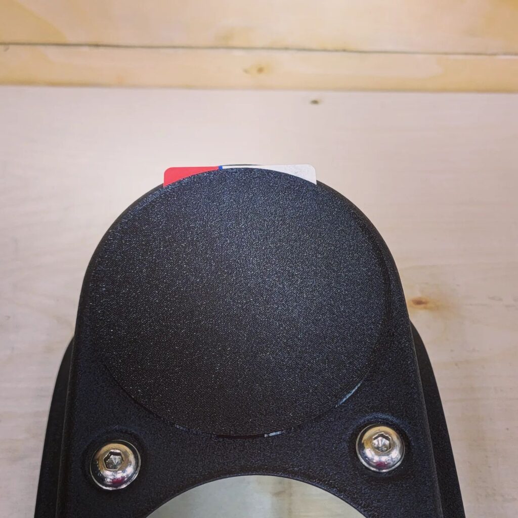 Softail and Dyna Gauge Block Off Plates Card Holder Hairy Customs